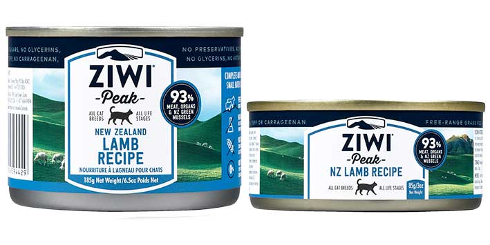 ZiwiPeak Lamb cat cans